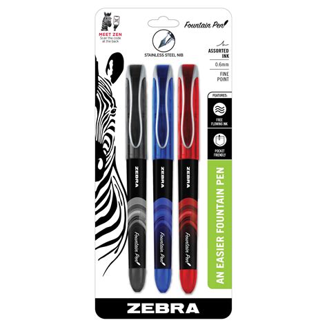 ZEBRA Brand Fountain Pen – Zebra Pen