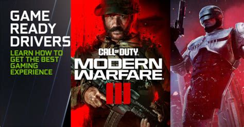 Call Of Duty Modern Warfare 3 Headlines Nvidias Latest Game Ready