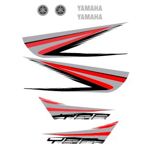 Stickers ReMotos YAMAHA YBR 125 Roja