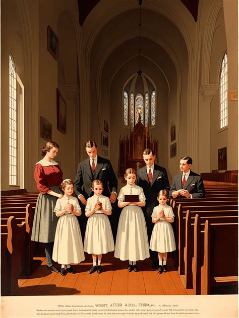 Ad America, Family praying in church : r/PromptPorn