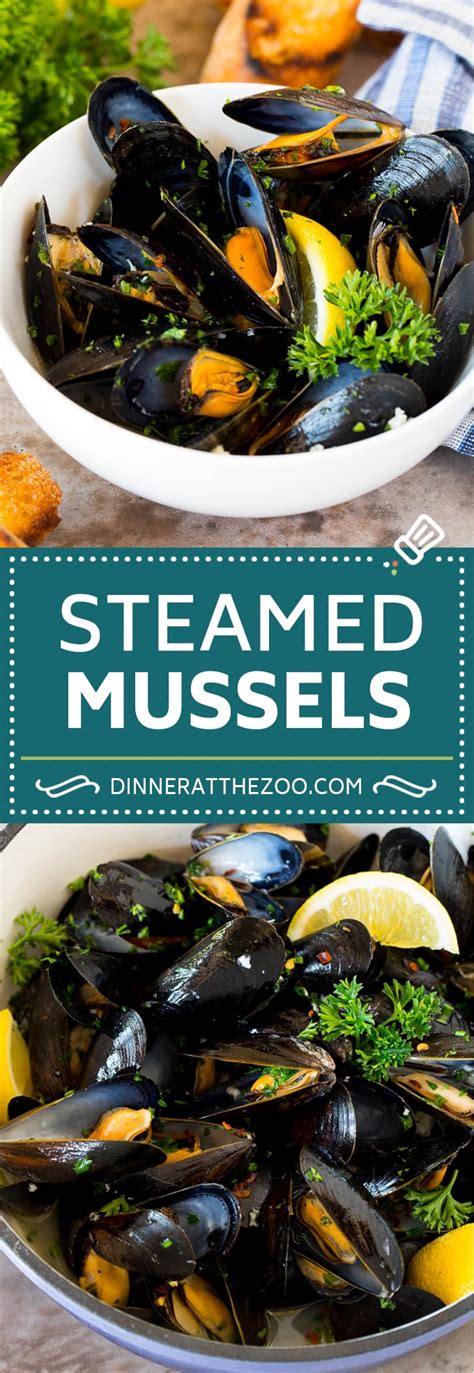 These Steamed Mussels Are Coated In Garlic Butter Lemon And