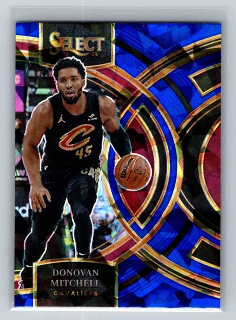 Panini Select Donovan Mitchell Bleu Craqu Glace Prizms