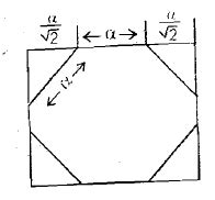 A Regular Octagon Is Formed By Cutting Congruent Isosceles Right