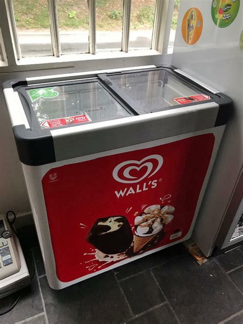 Walls Branded Ice Cream Freezer And Sign | in York, North Yorkshire | Gumtree