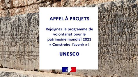 Rejoignez La Campagne De Volontariat Pour Le Patrimoine Mondial 2023 De