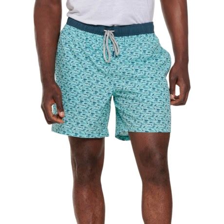 Rainforest Pool Of Fish AOP Volley Swim Shorts Built In Brief Save 64