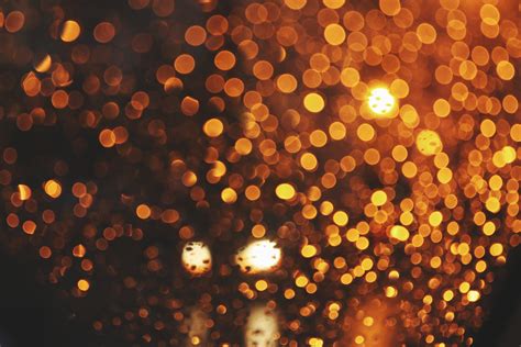 Yellow and White Bokeh Lights · Free Stock Photo