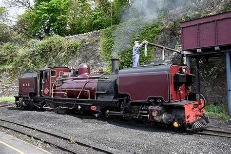 Photo Welsh Highland Railway Garratt At Caernarfon