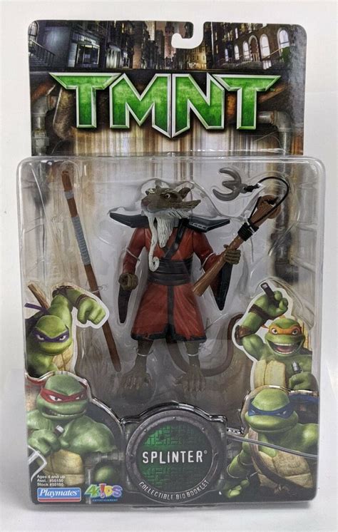 Splinter TMNT Movie Action Figure [Playmates 2006] - Double Jump Video ...