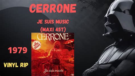 Cerrone Je Suis Music 1979 Maxi 45t Youtube