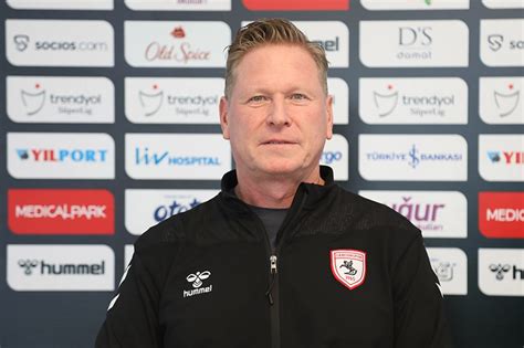 Samsunspor Teknik Direktörü Markus Gisdol Kazandığımız için çok mutluyuz