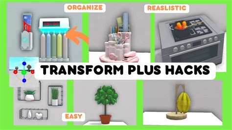 Bloxburg Super Easy Transform Plus Build Hack Ideas Part 2 Youtube