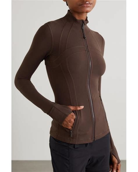 Lululemon Athletica Define Paneled Luon Jacket In Brown Lyst