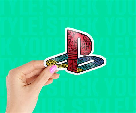 PlayStation Logo Sticker – Stickkar.in