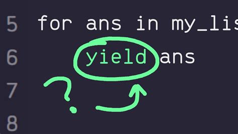 Python Yield Keyword Youtube
