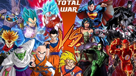 Z Fighters Vs Justice League Total War Dragon Ball Z Vs Dc Cartoon Fight Club Ep 164