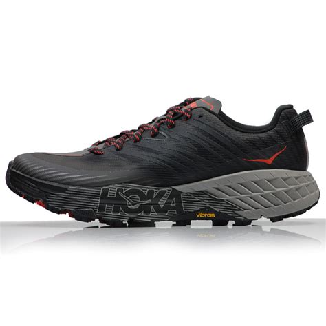 Hoka One One Speedgoat 4 Mens Trail Shoe Dark Gull Greyanthracite The Running Outlet