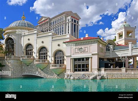 Las Vegas Nv Usa 10 03 18 The Bellagio Hotel Is A Symbol Of Elegance