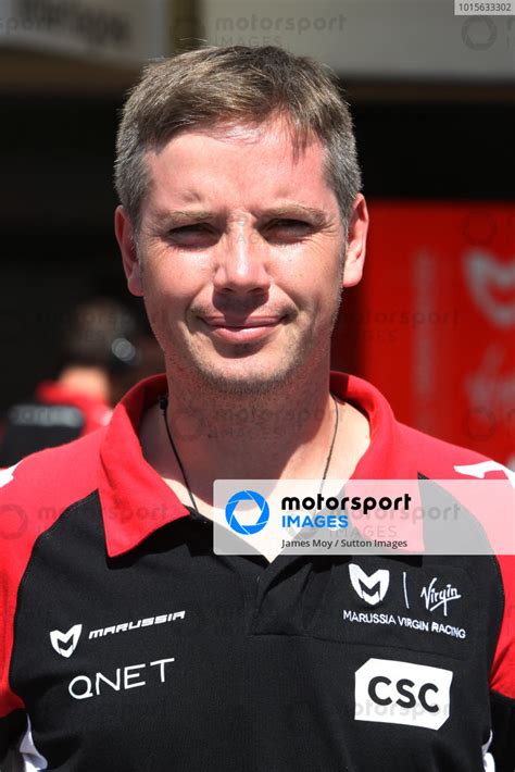 Michael Harre Gbr Virgin Racing Race Engineer Formula One World