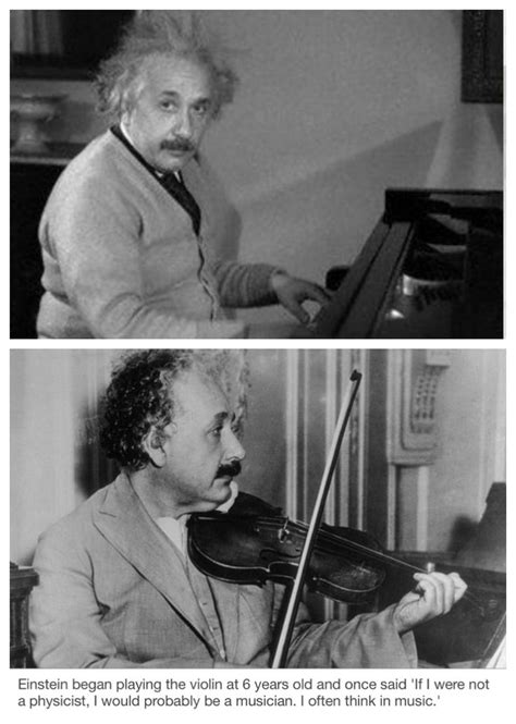 Albert Einstein Play Music Could Play Music Instruments