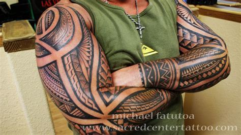 Samoan Tattoos Michael Fatutoa Samoan Mikegallery Hawaiian Tattoo