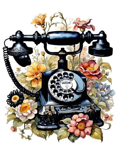 Download Telephone, Vintage, Rotary. Royalty-Free Stock Illustration Image - Pixabay