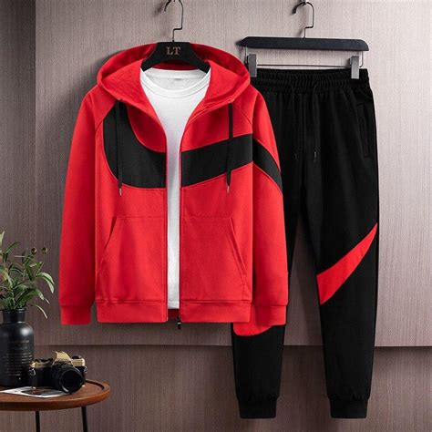 Buy Winter Hoodie Sets Men Tracksuit Casual Hoodies Sweatshirtsweatpants 2 Piece Set Male