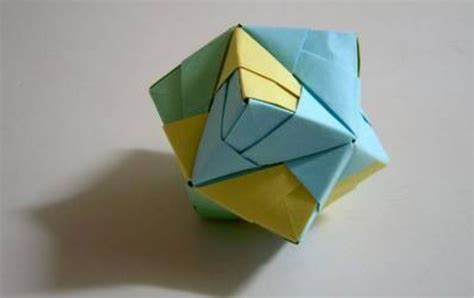 ten origami woven stellated octahedron etsy