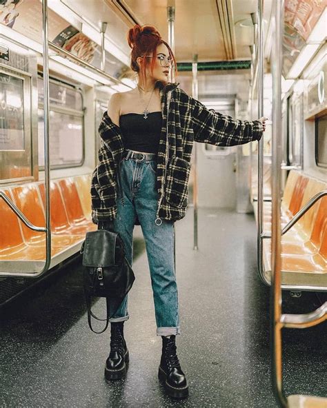 Mode Inspo Mode Inspiration Goth Outfit Grunge Boots Outfit Black