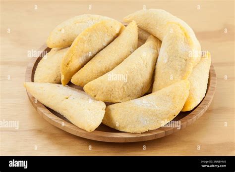 Colombian Empanada Frozen Raw Product Ready For Frying Stock Photo Alamy