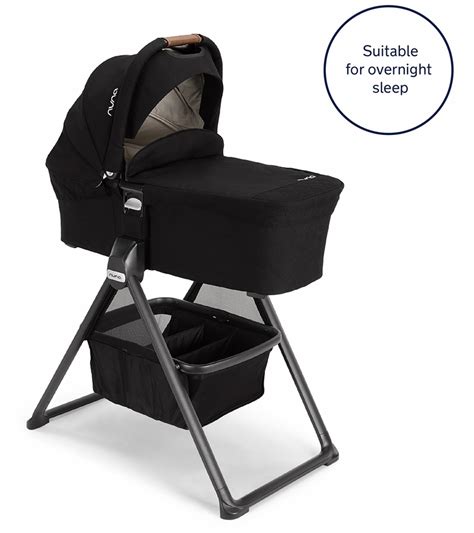 Nuna Mixx Next Stroller Bassinet With Stand Bundle Caviar