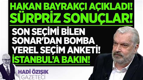 SON SEÇİMİ BİLEN SONAR DAN BOMBA YEREL SEÇİM ANKETİ İSTANBUL ANKARA