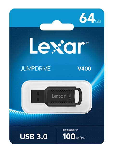 Lexar Jumpdrive V400 USB3 0 100MB S 64GB TheShop Pk