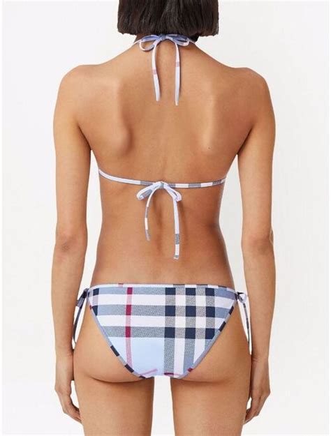 Buy Burberry Check Triangle Bikini Online Topofstyle