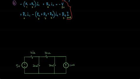 Método De Corrientes De Malla Paso 4 Y Solución Khan Academy En Español Youtube