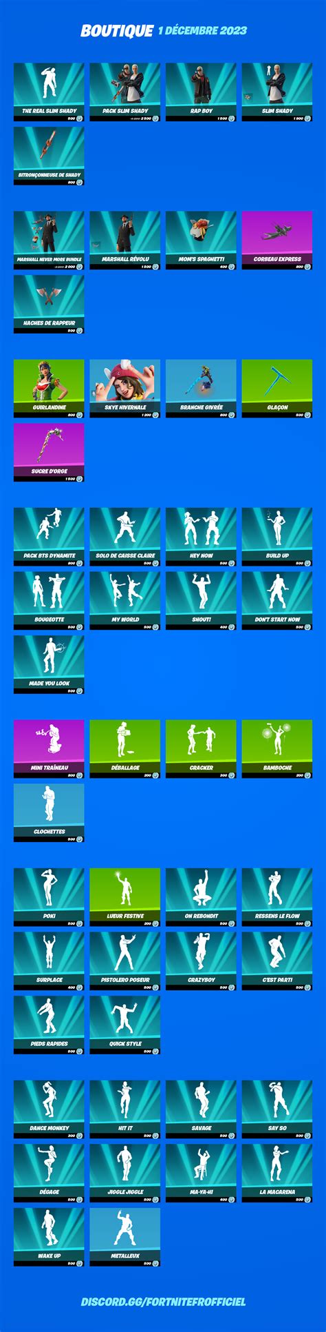 Boutique Fortnite Du D Cembre Quels Sont Les Skins En Promotion