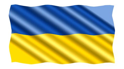 Square Ukraine Flag PNG Free