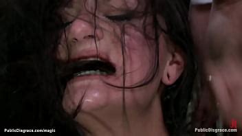 Brunette Babe Cassandra Nix With Hands Tied Behind Back Gets Ass Whipped Then Humiliated And