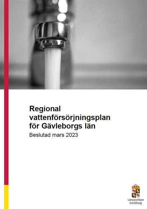 Regional Vattenf Rs Rjningsplan F R G Vleborgs L N L Nsstyrelsen