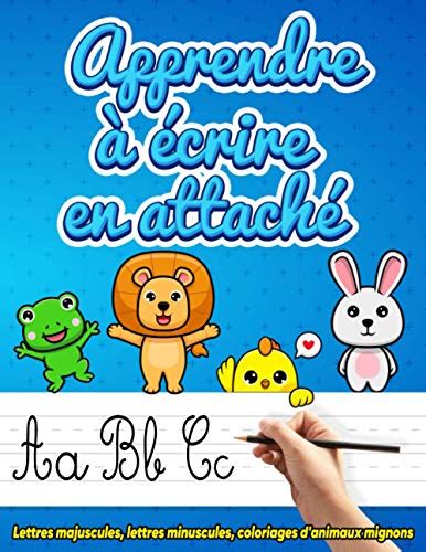 Apprendre à écrire En Attaché Cahier Décriture Pour Maternelle Et Cp