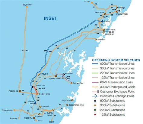 High Voltage Power Lines Map