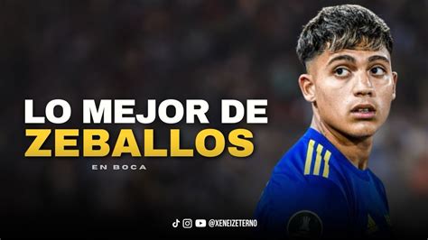 Las Mejores Jugadas De Exequiel Zeballos YouTube