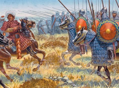 Byzantine Heavy Cavalry Byzantine Army Warriors Illustration