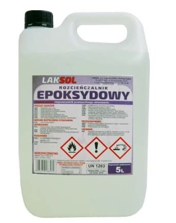 Rozcie Czalnik Epoksydowy Epoxydowy L Hit Cena Rozpuszczalnik Epoxy