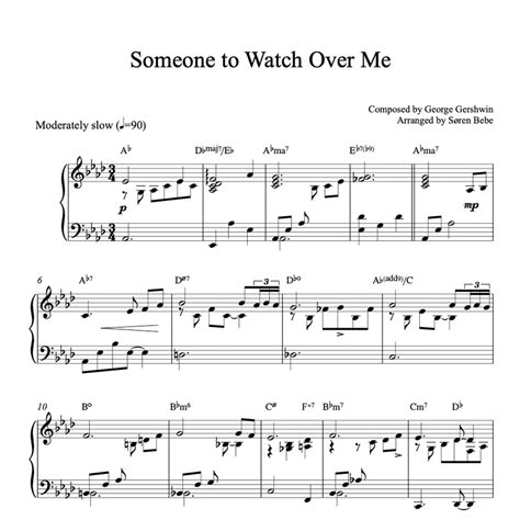 George Gershwin Someone To Watch Over Me Jazz Version Brent Edstrom