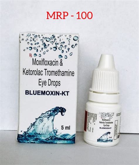 Moxifloxacin And Ketorolac Tromethamine Eye Drops Packaging Size 5 Ml At Rs 100 Box In Sas Nagar