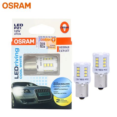 OSRAM LED S25 P21W Standard Suitable Cool White Car Turn Signal Light