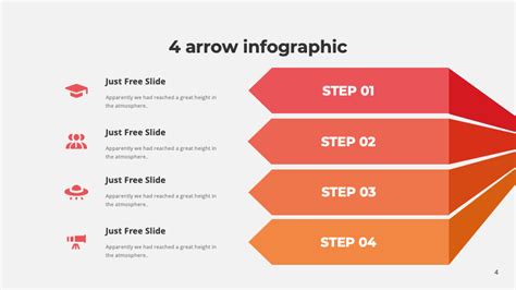 11 Pages Arrow Infographic Powerpoint Template Free Download Just