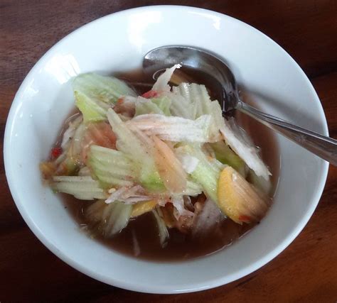 Rujak Kuah Pindang Uses Thin Sweet And Spicy Sauce Made Of Fish Broth