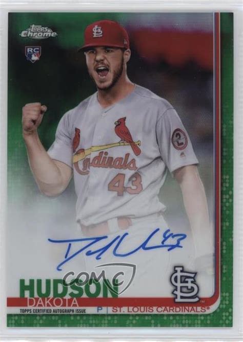 Topps Chrome Rookie Autographs Green Refractor Ra Dh Dakota